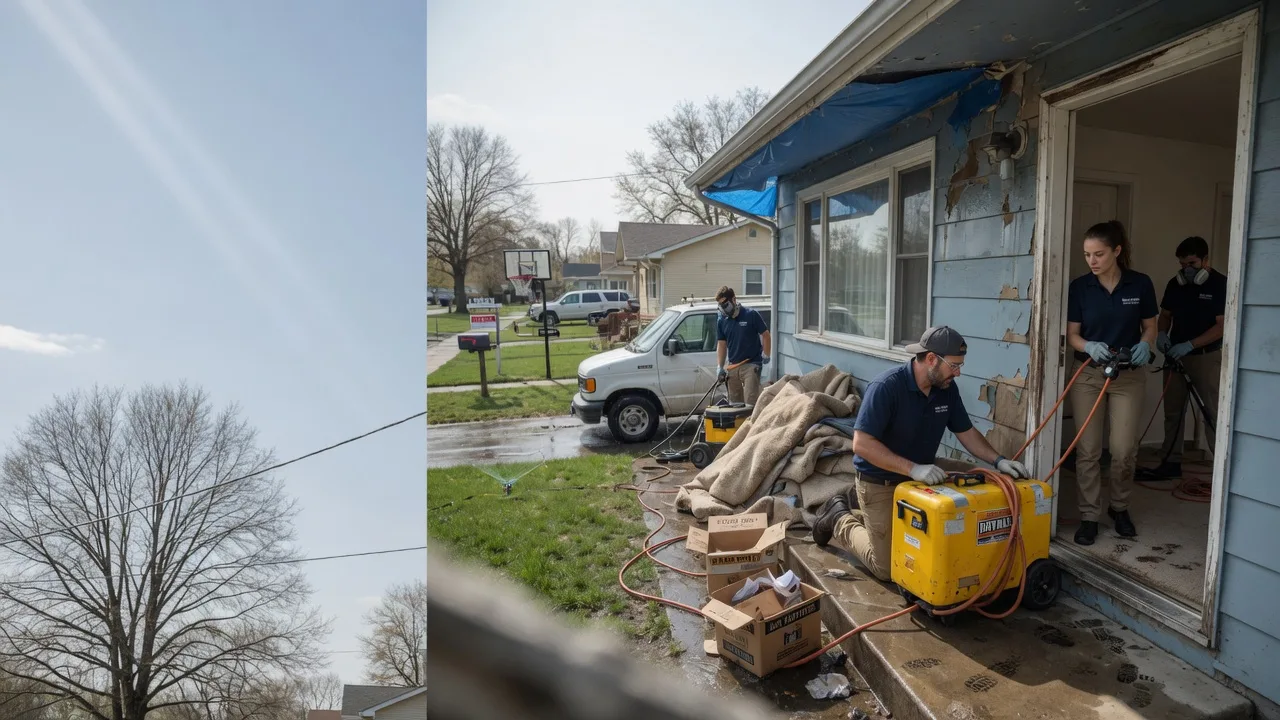 Basement Flood Cleanup in Crooksville, OH near me